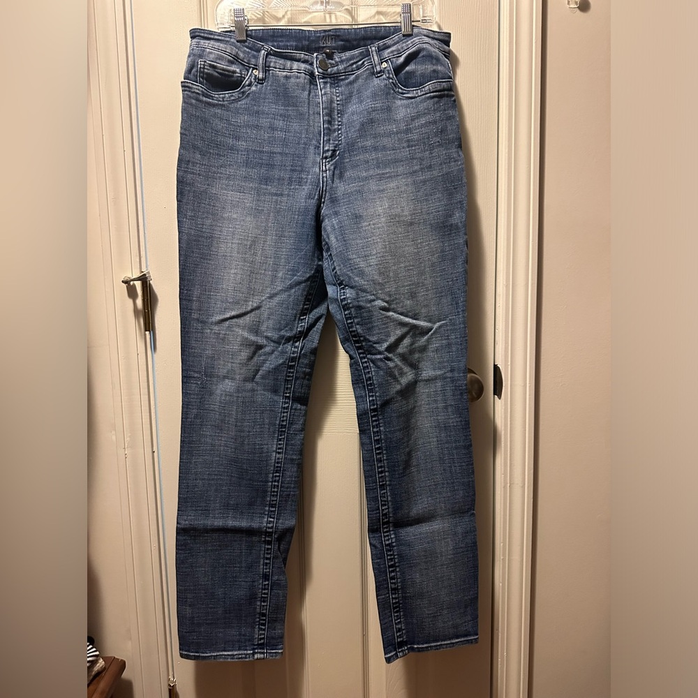 Kut from the Kloth Jeans, Straight leg, Size 14, Very lightly worn